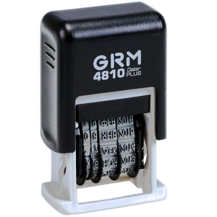 Миниатюрный датер GRM-4810 высота символов 3,8 мм